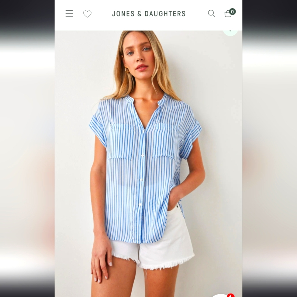 Rails Mel Top, Mar Stripe